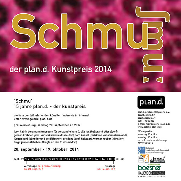Karte: Schmu - der plan.d. Kunstpreis